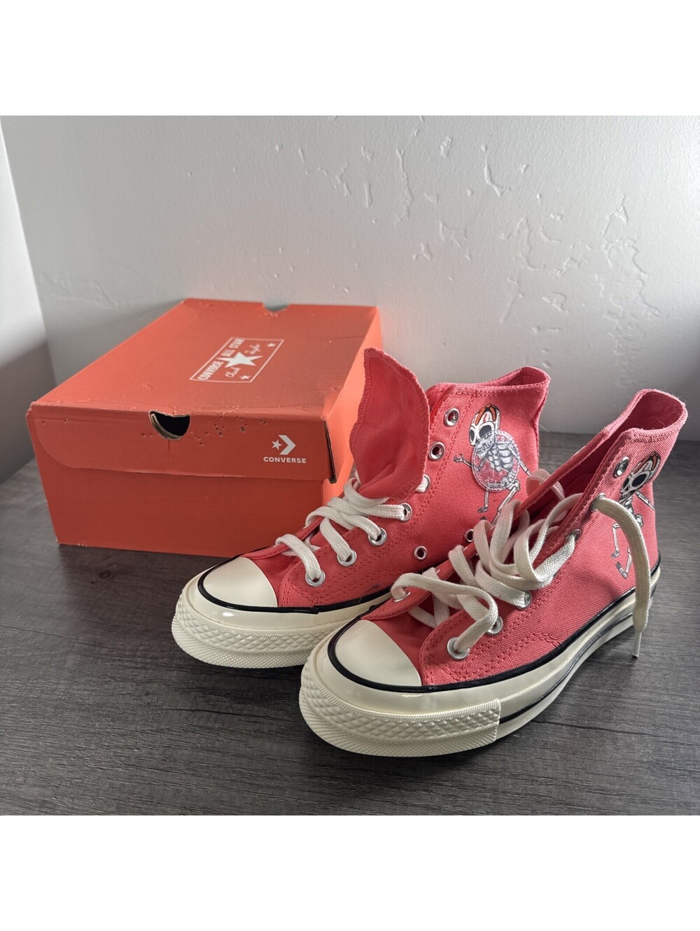Converse Chuck 70 High Dia de los Muertos - Pink 173113C Women’s 6 Men’s 4